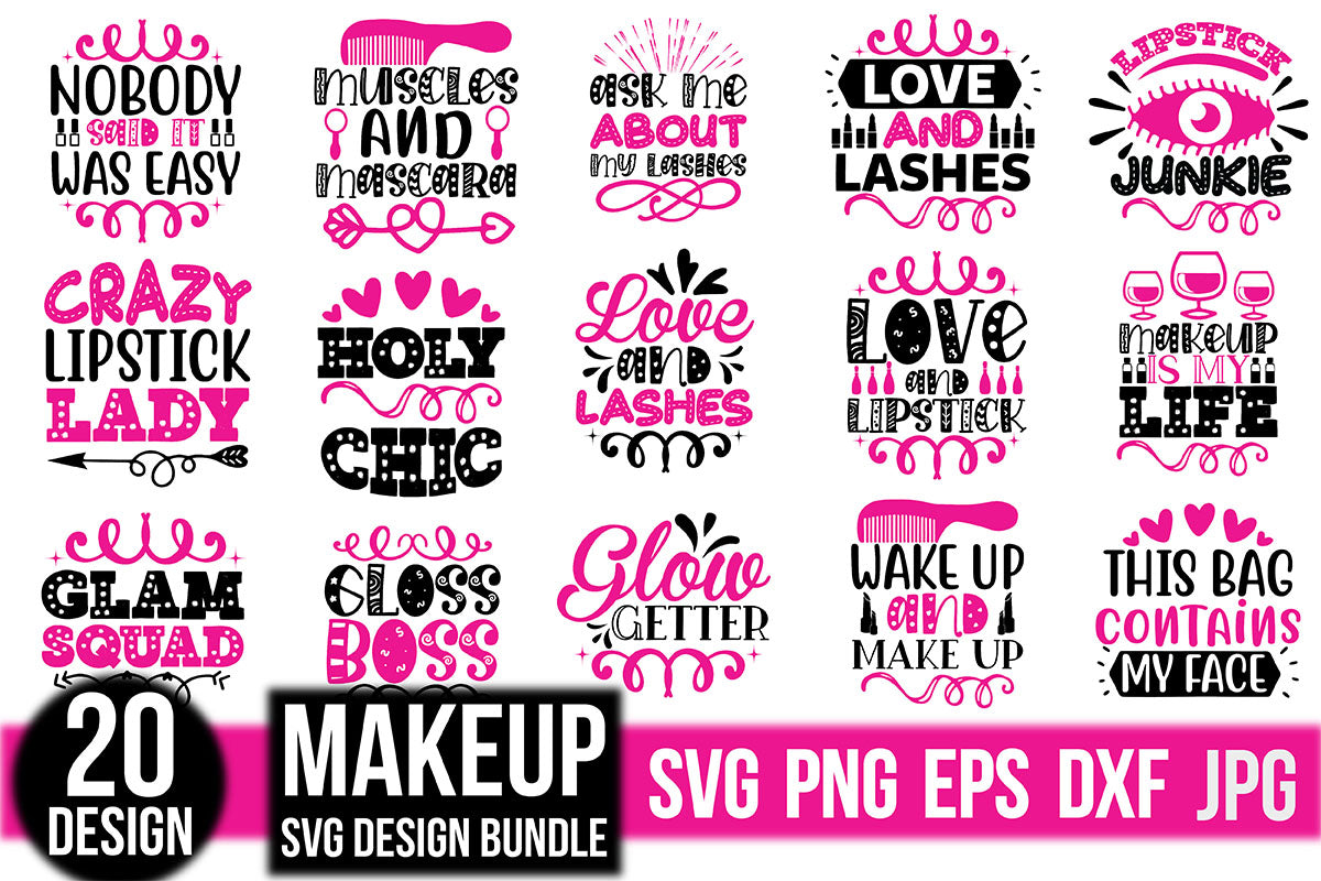 Makeup SVG Bundle 10