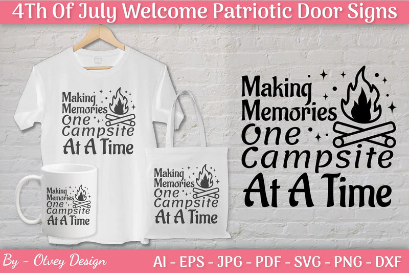 Making Memories One Campsite at a Time SVG Bundle - CraftNest - Digital Crafting and Art
