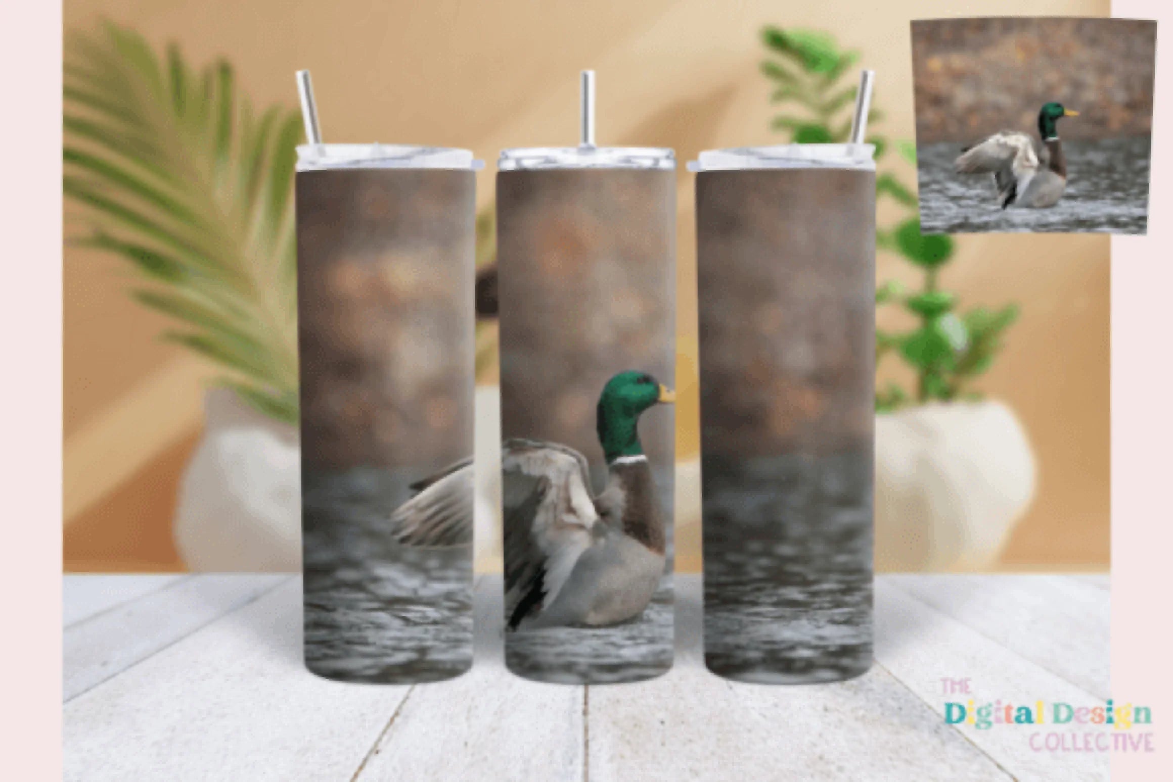 Mallard Duck Tumbler Wrap Bundle - CraftNest - Digital Crafting and Art