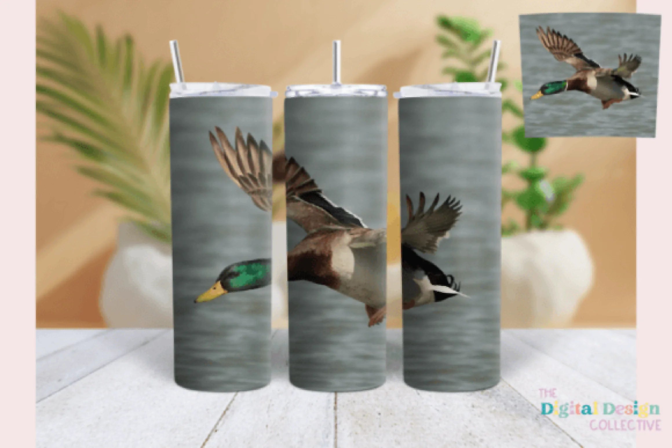 Stylish Mallard Duck Tumbler Wrap Bundle - CraftNest - Digital Crafting and Art