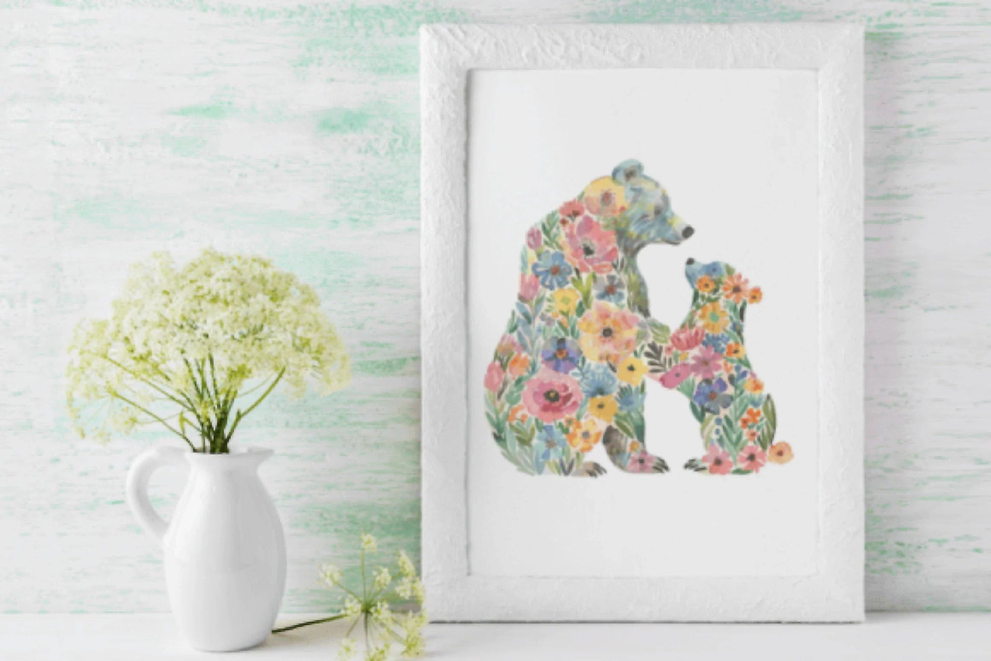 Mama Bear & Baby Bear Clipart Bundle - CraftNest - Digital Crafting and Art