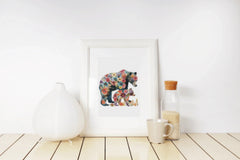 Mama Bear & Baby Bear Clipart Bundle - CraftNest - Digital Crafting and Art