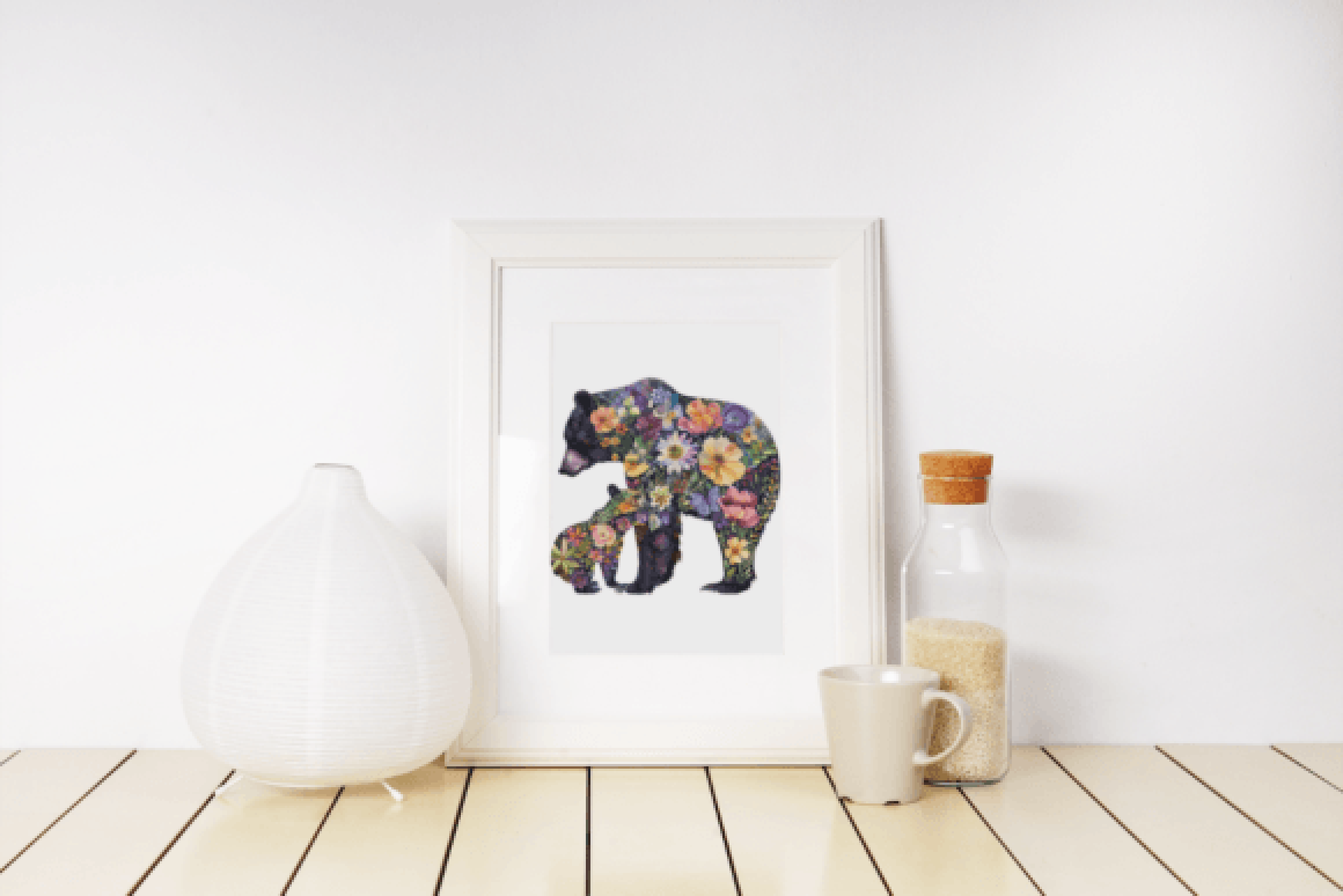 Adorable Mama and Baby Bear Clipart Bundle