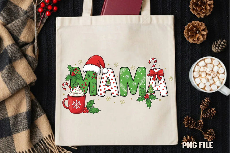 Mama Christmas Clipart Bundle - CraftNest - Digital Crafting and Art