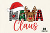 Mama Claus Christmas Clipart Bundle