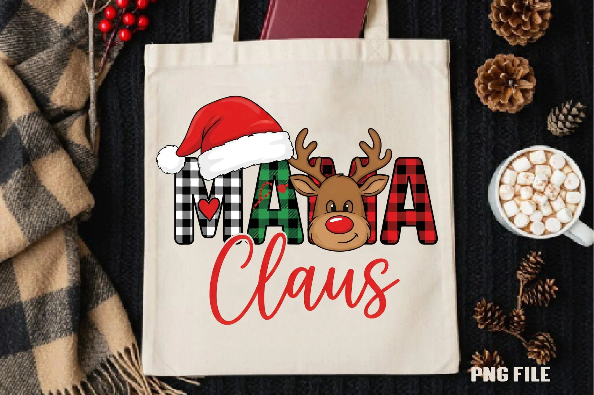 Mama Claus Christmas Clipart Bundle - CraftNest - Digital Crafting and Art