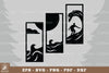 Man Surfing Home Decor Clipart Bundle