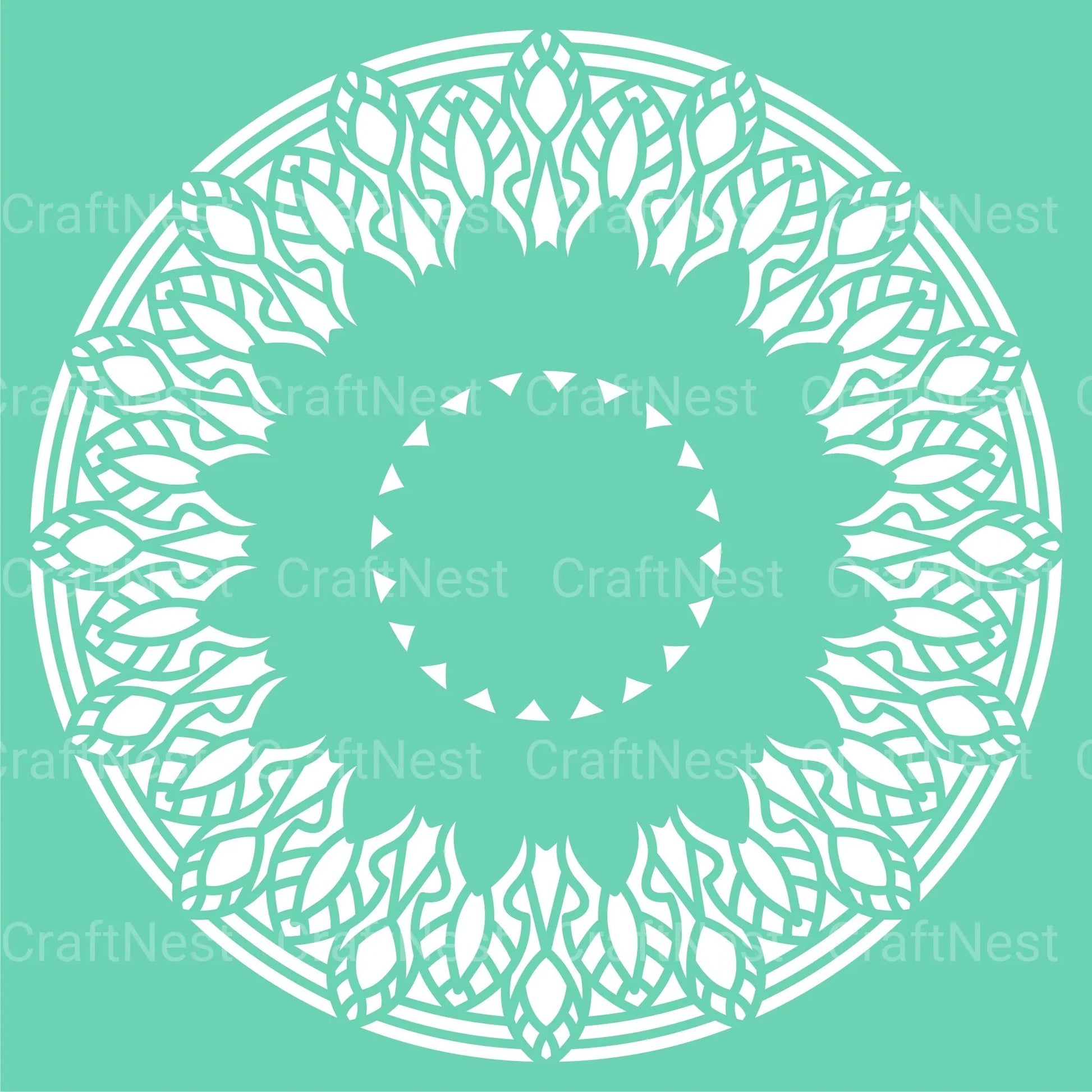 Mandala 3D Layered Papercut SVG Bundle - CraftNest - Digital Crafting and Art