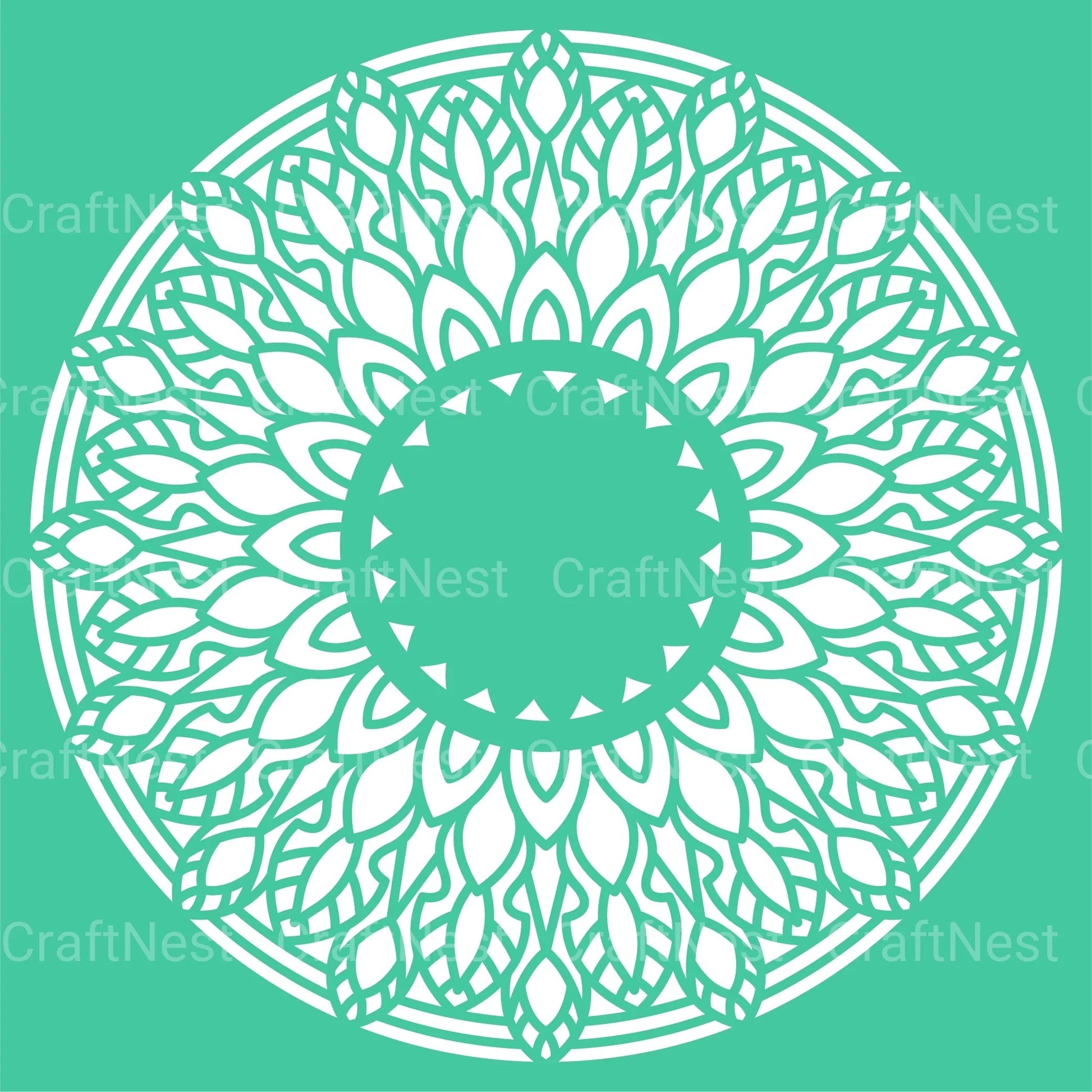 Mandala 3D Layered Papercut SVG Bundle - CraftNest - Digital Crafting and Art