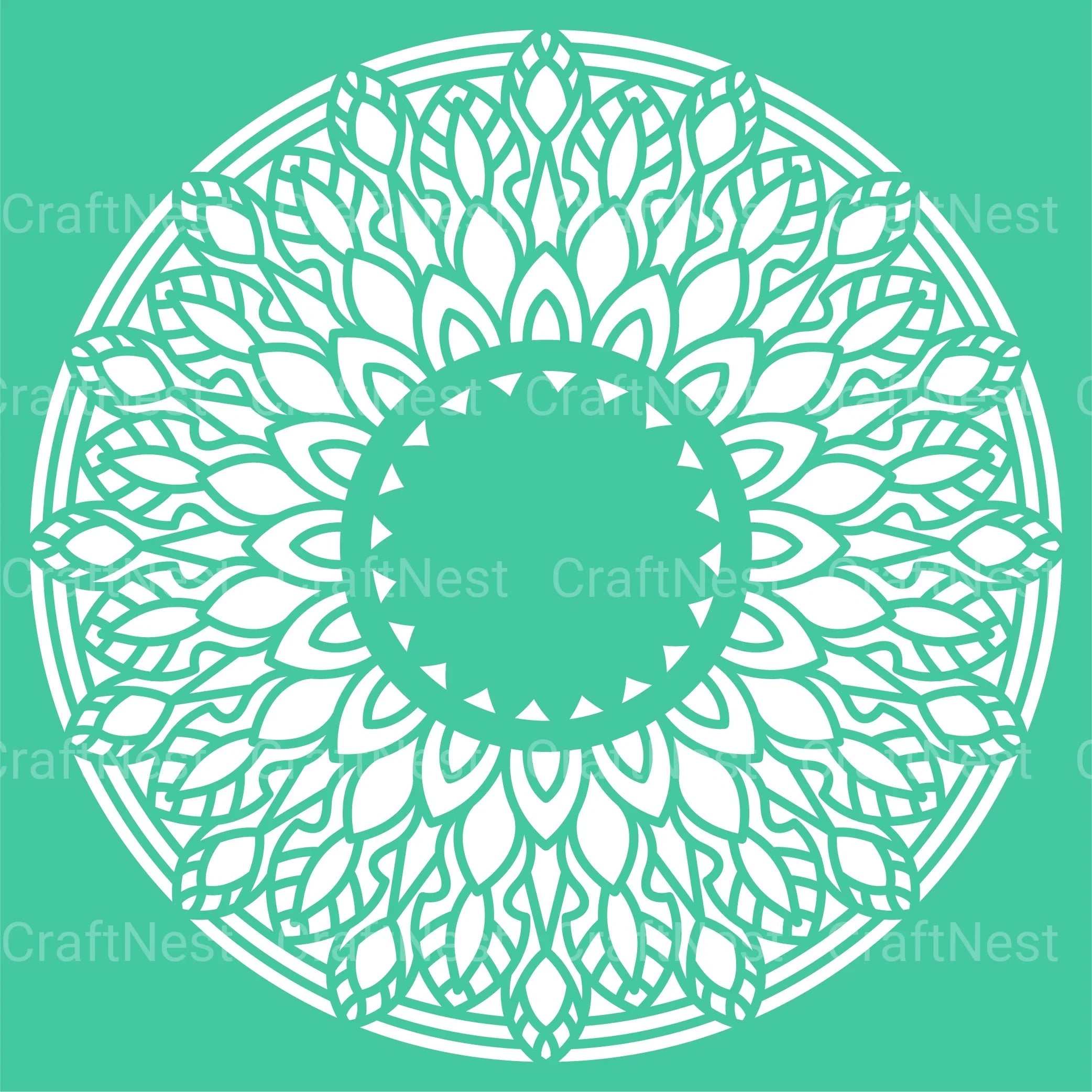Mandala 3D Layered Papercut SVG Bundle - CraftNest - Digital Crafting and Art