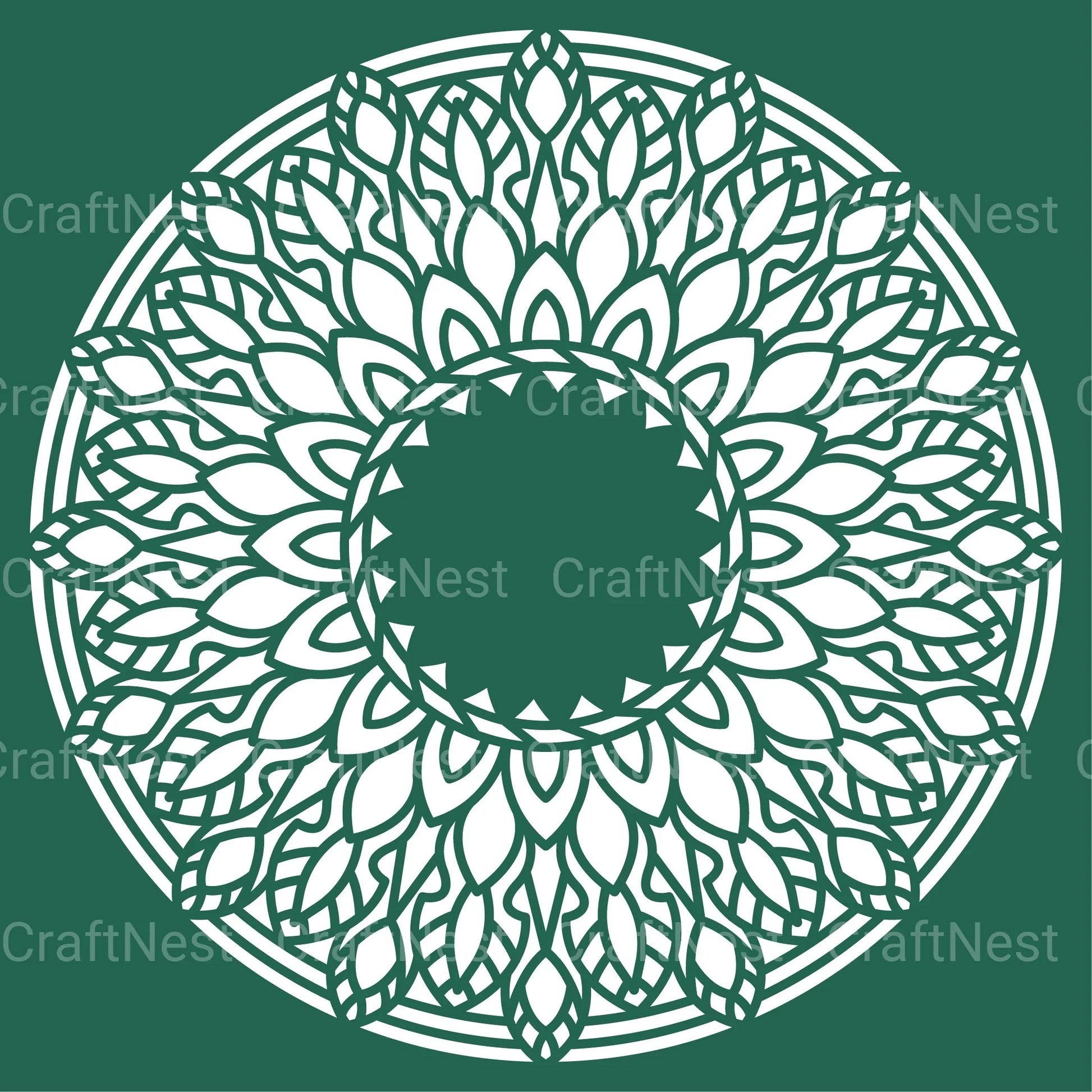 Mandala 3D Layered Papercut SVG Bundle - CraftNest - Digital Crafting and Art