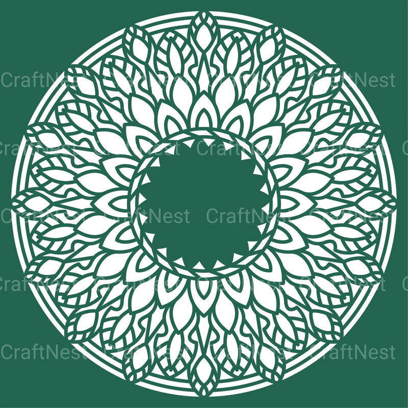 Mandala 3D Layered Papercut SVG Bundle - CraftNest - Digital Crafting and Art
