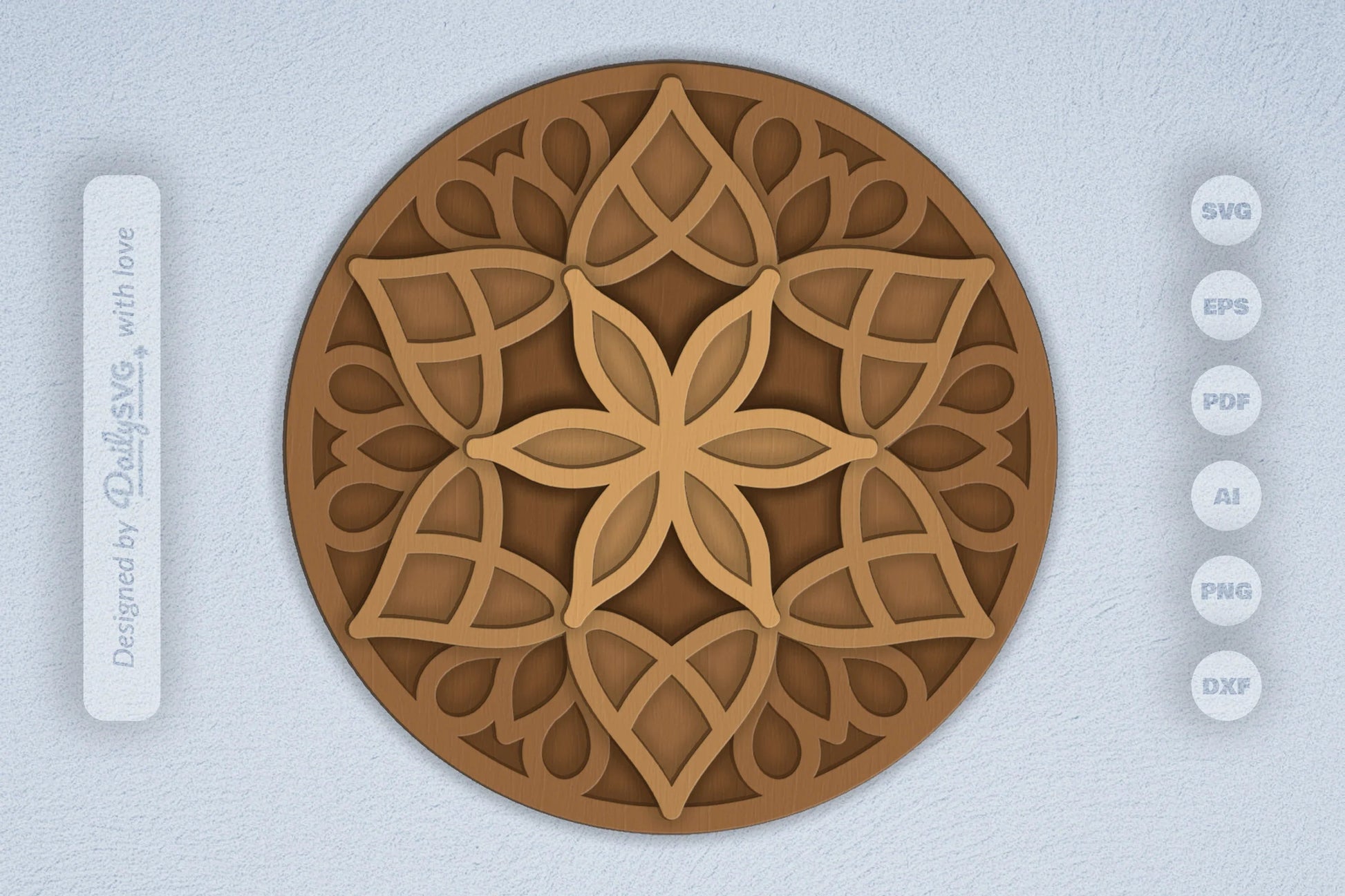 Mandala Art Laser Cut SVG Bundle - CraftNest - Digital Crafting and Art