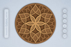 Mandala Art Laser Cut SVG Bundle - CraftNest - Digital Crafting and Art