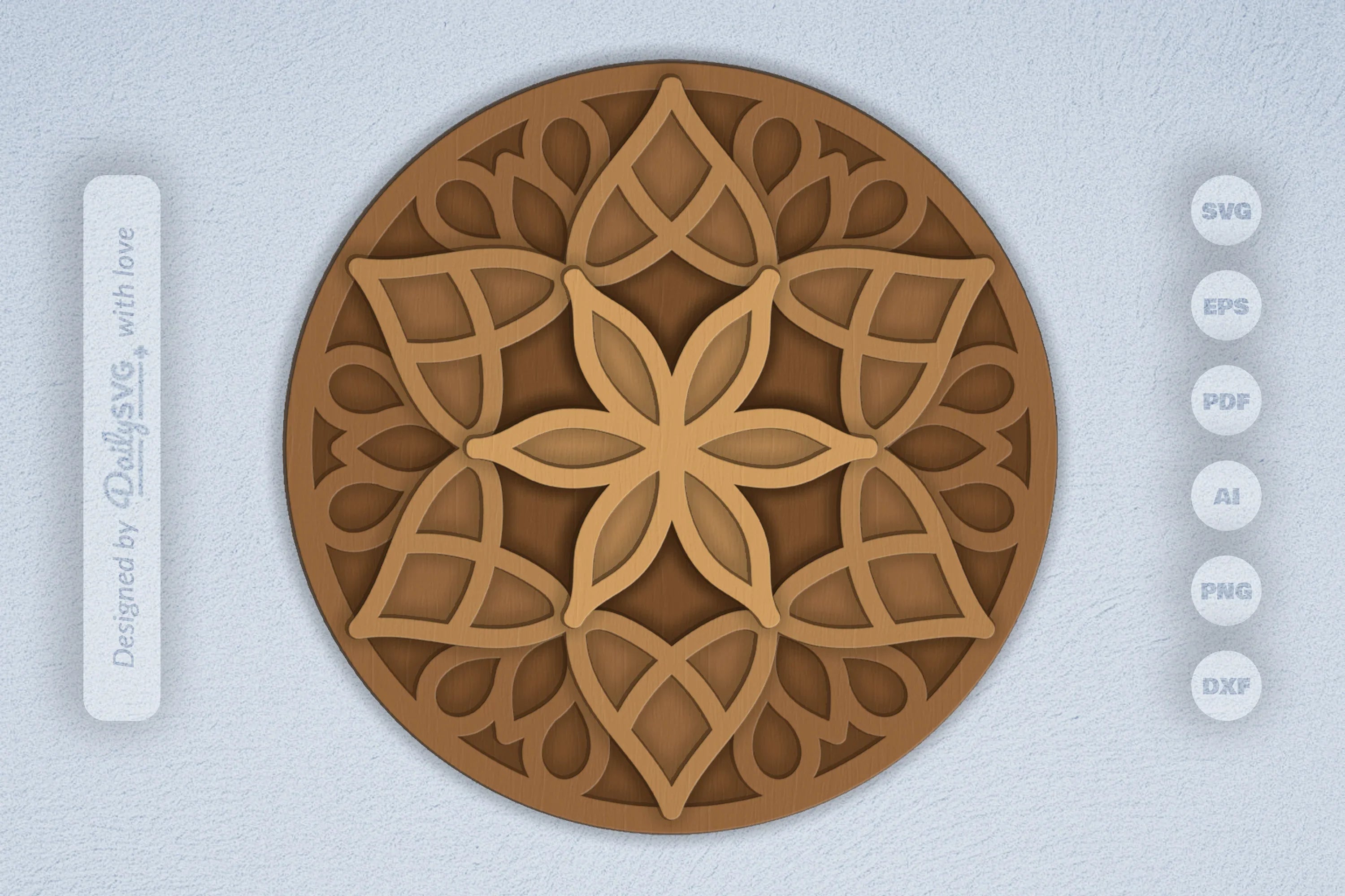 Mandala Art Laser Cut SVG Bundle - CraftNest - Digital Crafting and Art