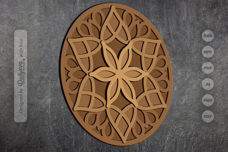 Mandala Art Laser Cut SVG Bundle - CraftNest - Digital Crafting and Art