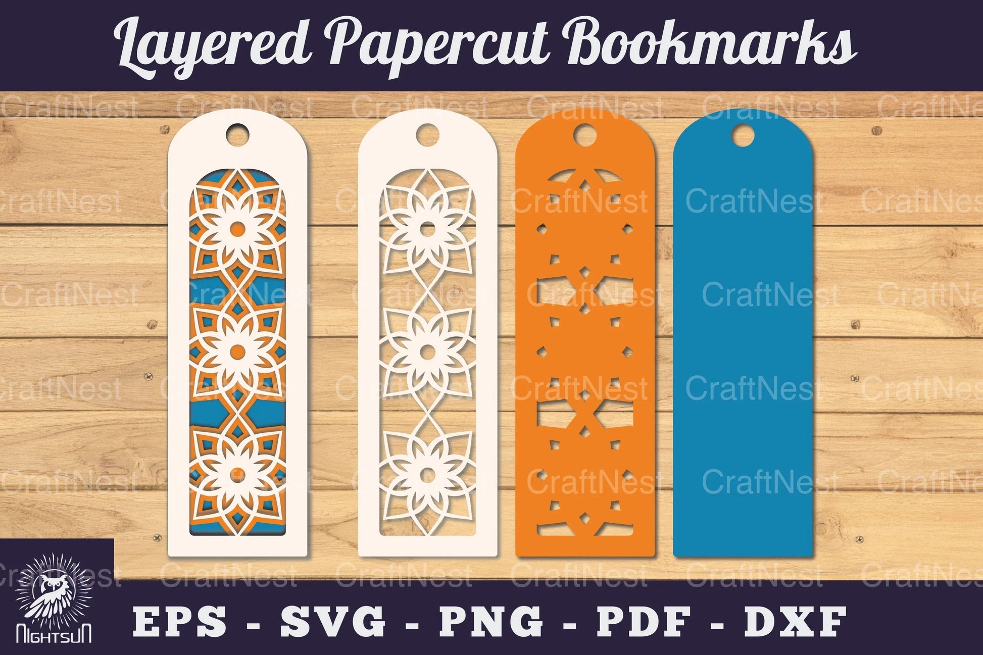 Mandala Bookmark SVG Bundle - CraftNest - Digital Crafting and Art