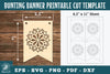 Mandala Bunting Banner Printable Clipart Bundle