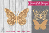 Mandala Butterfly Laser Cut Decoration Clipart Bundle