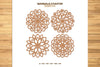 Mandala Coaster Lasercut SVG Bundle