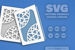 Mandala Corner Greeting Card Papercut Clipart SVG Bundle - CraftNest - Digital Crafting and Art