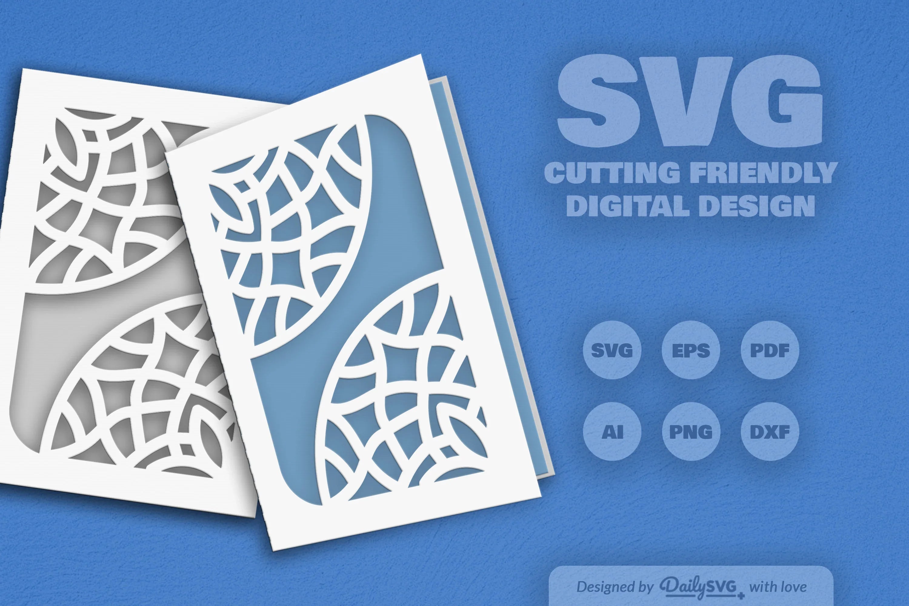 Mandala Corner Greeting Card Papercut Clipart SVG Bundle - CraftNest - Digital Crafting and Art