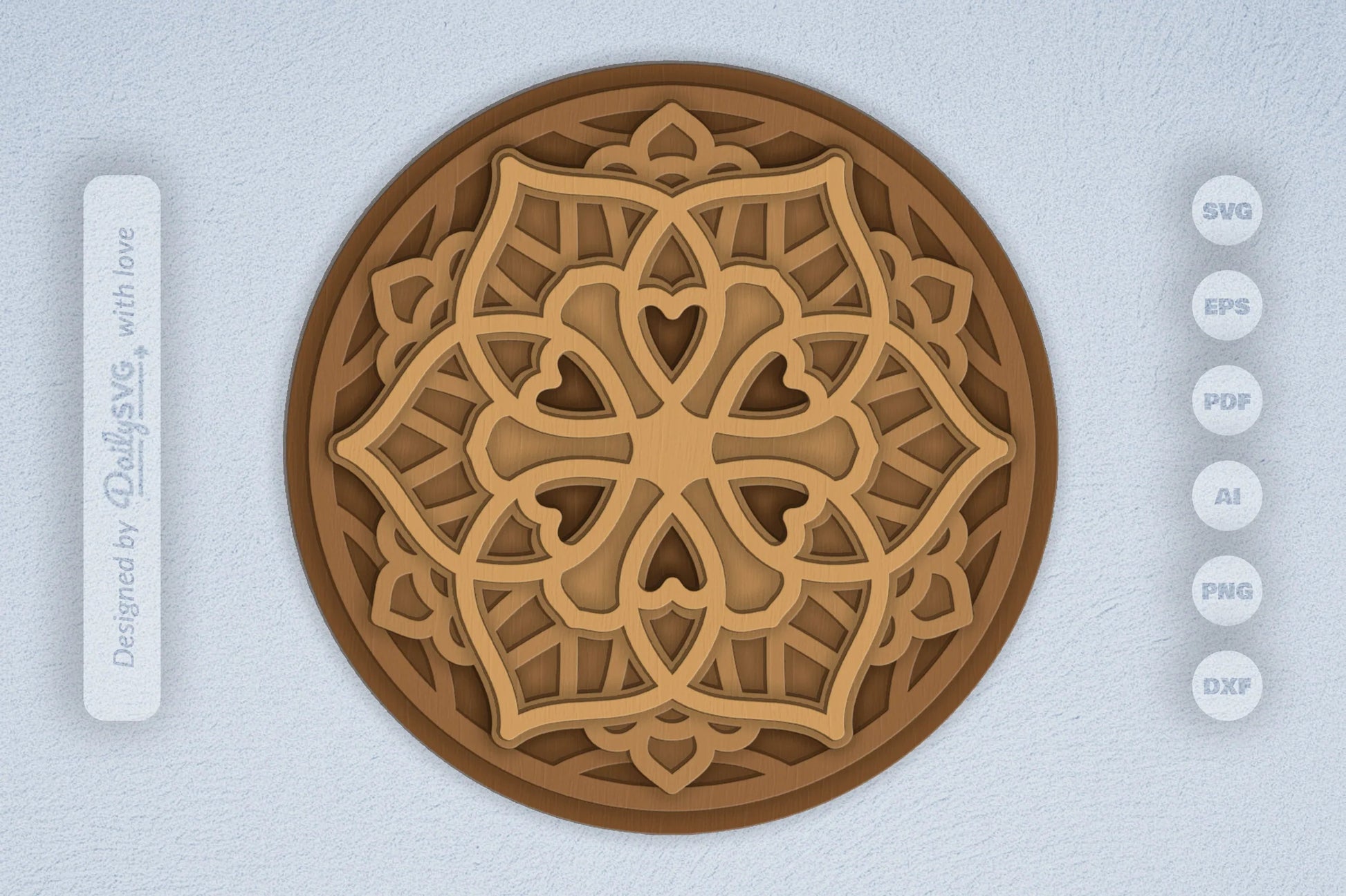 Mandala Deco Laser Cut SVG Bundle - CraftNest - Digital Crafting and Art
