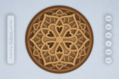 Mandala Deco Laser Cut SVG Bundle - CraftNest - Digital Crafting and Art