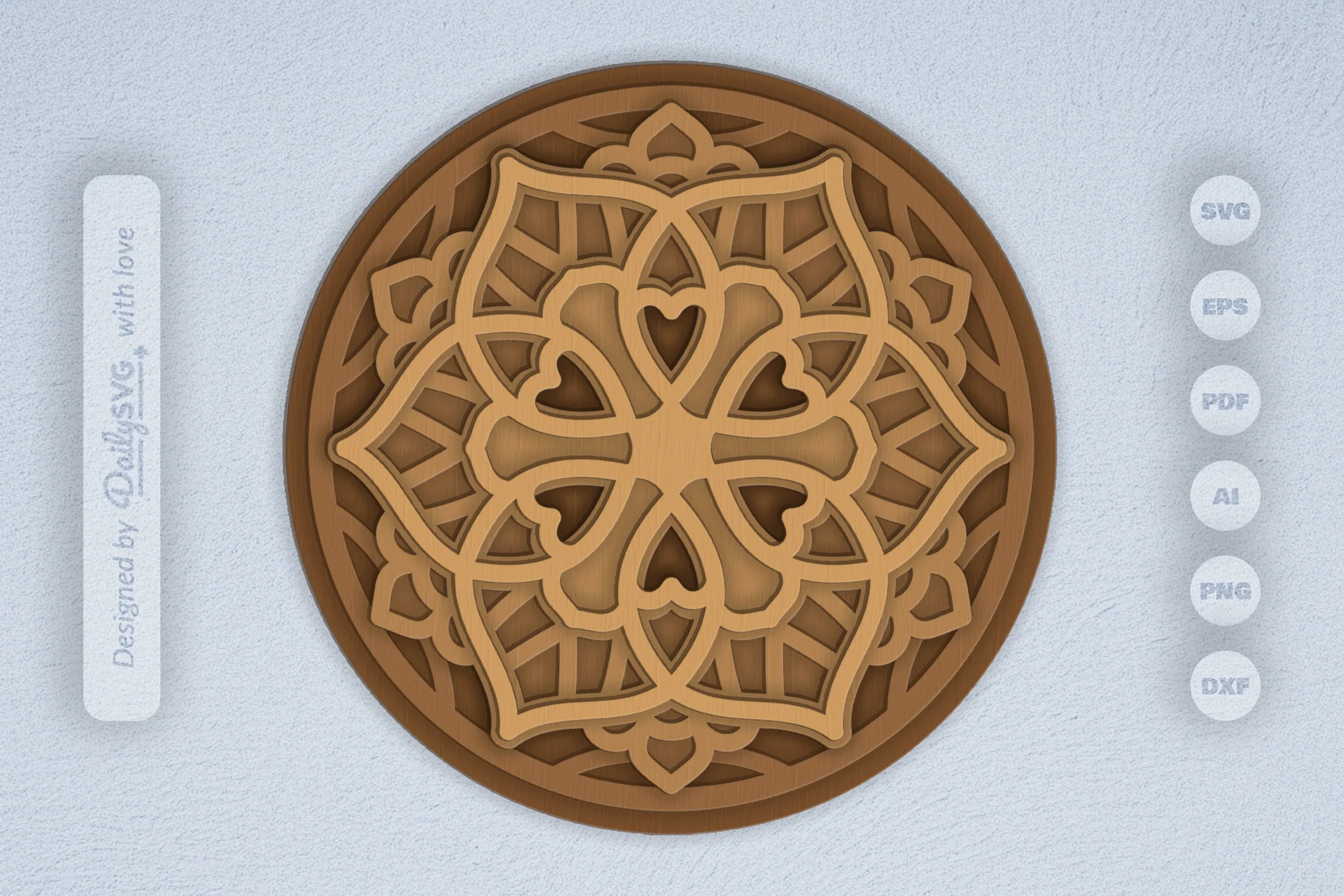 Mandala Deco Laser Cut SVG Bundle - CraftNest - Digital Crafting and Art