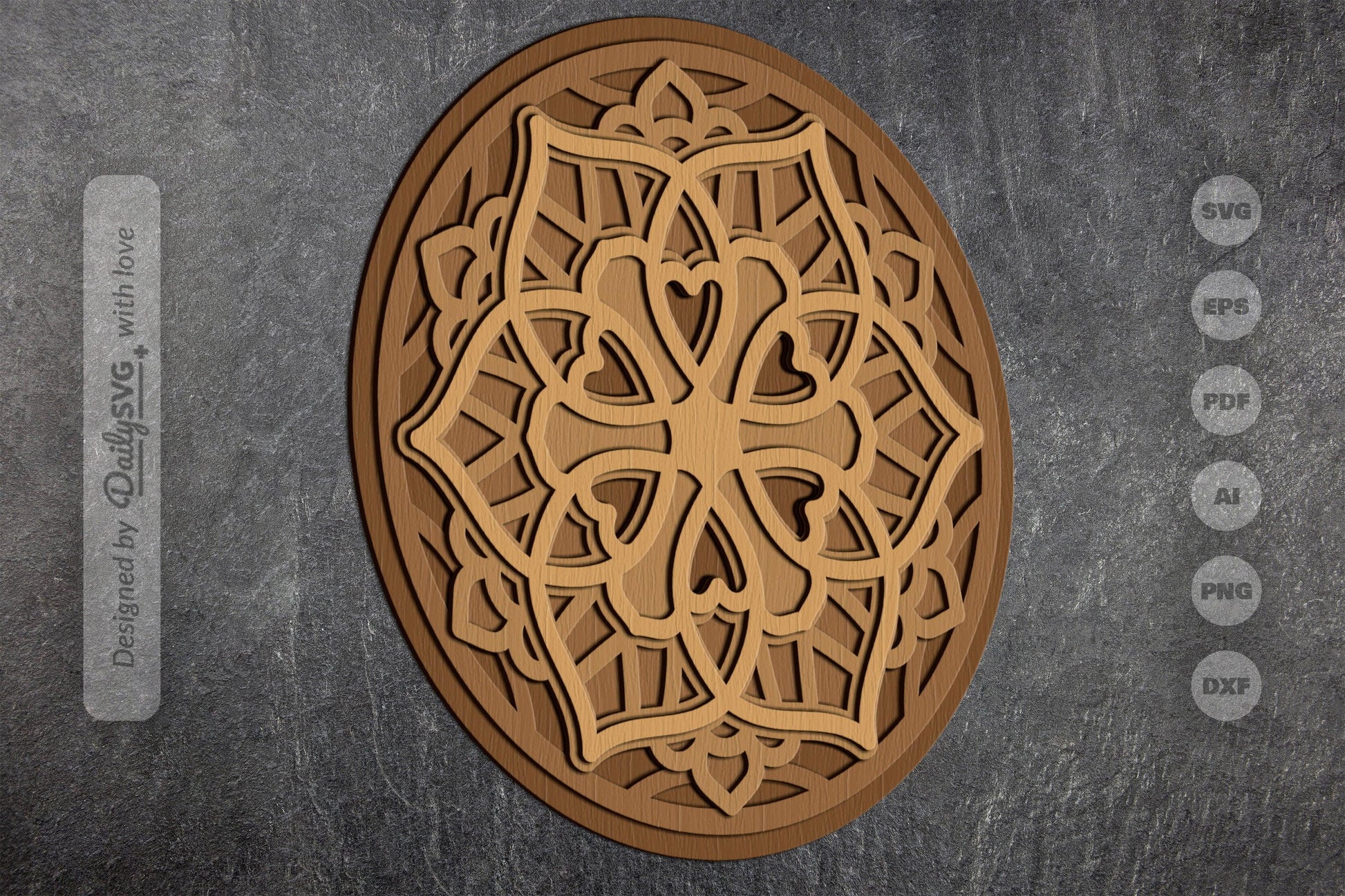Mandala Deco Laser Cut SVG Bundle - CraftNest - Digital Crafting and Art