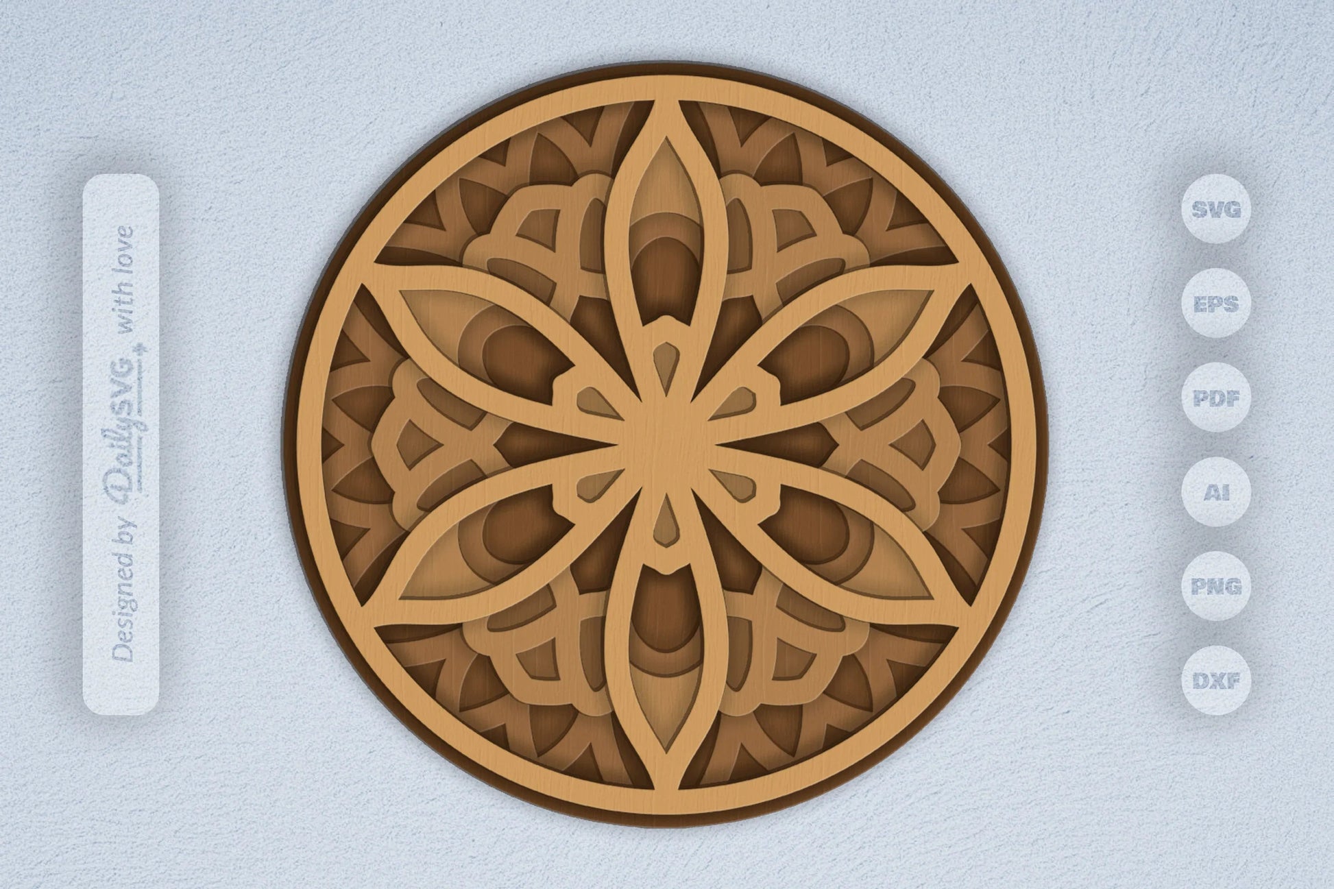 Mandala Decoration Laser Cut SVG Bundle - CraftNest - Digital Crafting and Art