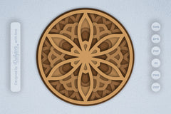 Mandala Decoration Laser Cut SVG Bundle - CraftNest - Digital Crafting and Art