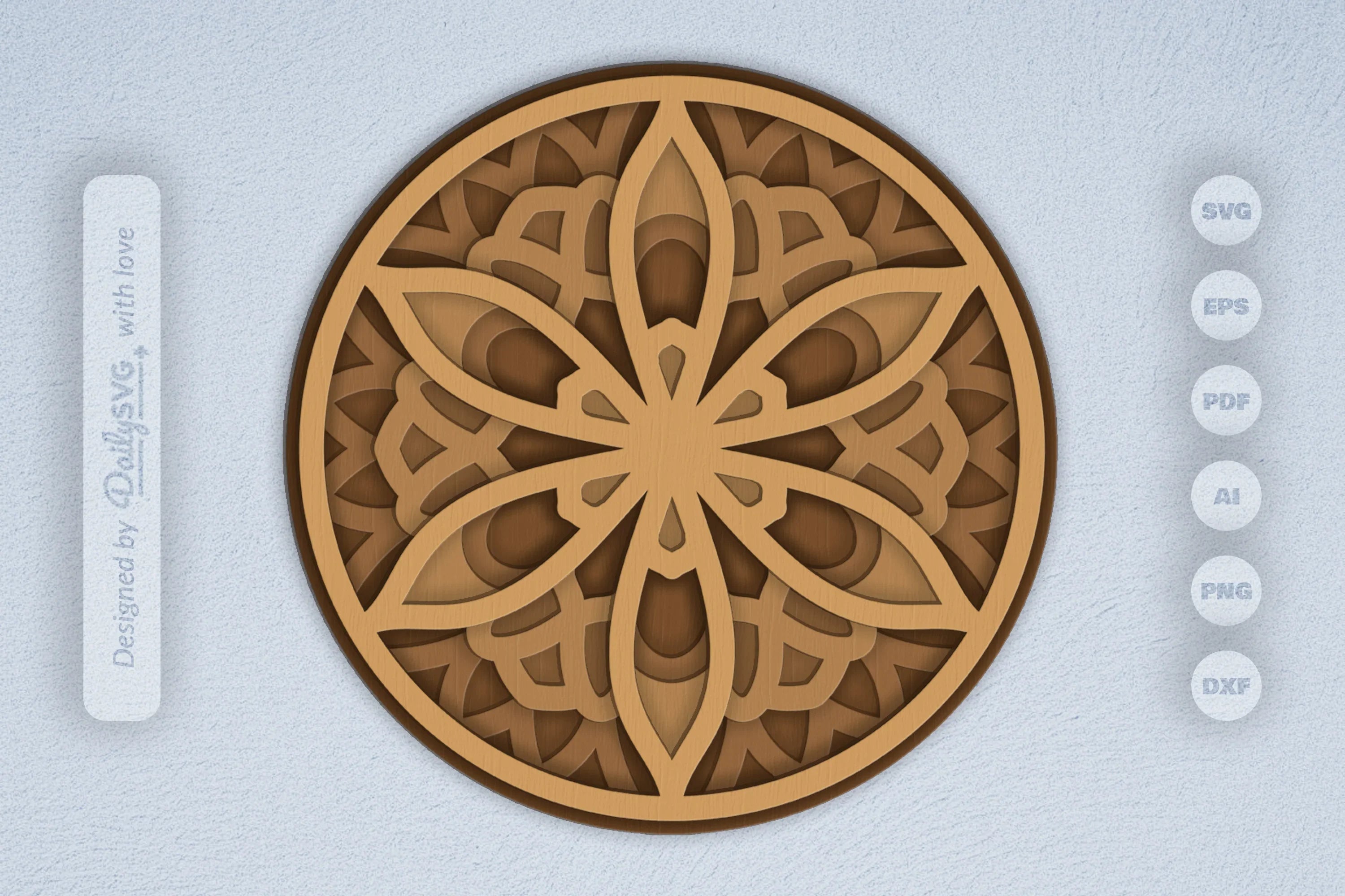 Mandala Decoration Laser Cut SVG Bundle - CraftNest - Digital Crafting and Art