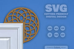 Mandala Door Corner Laser Cut Clipart - Daily SVG Bundles - CraftNest - Digital Crafting and Art