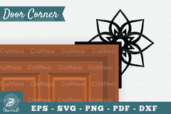 Mandala Door Corner SVG Bundle - CraftNest - Digital Crafting and Art