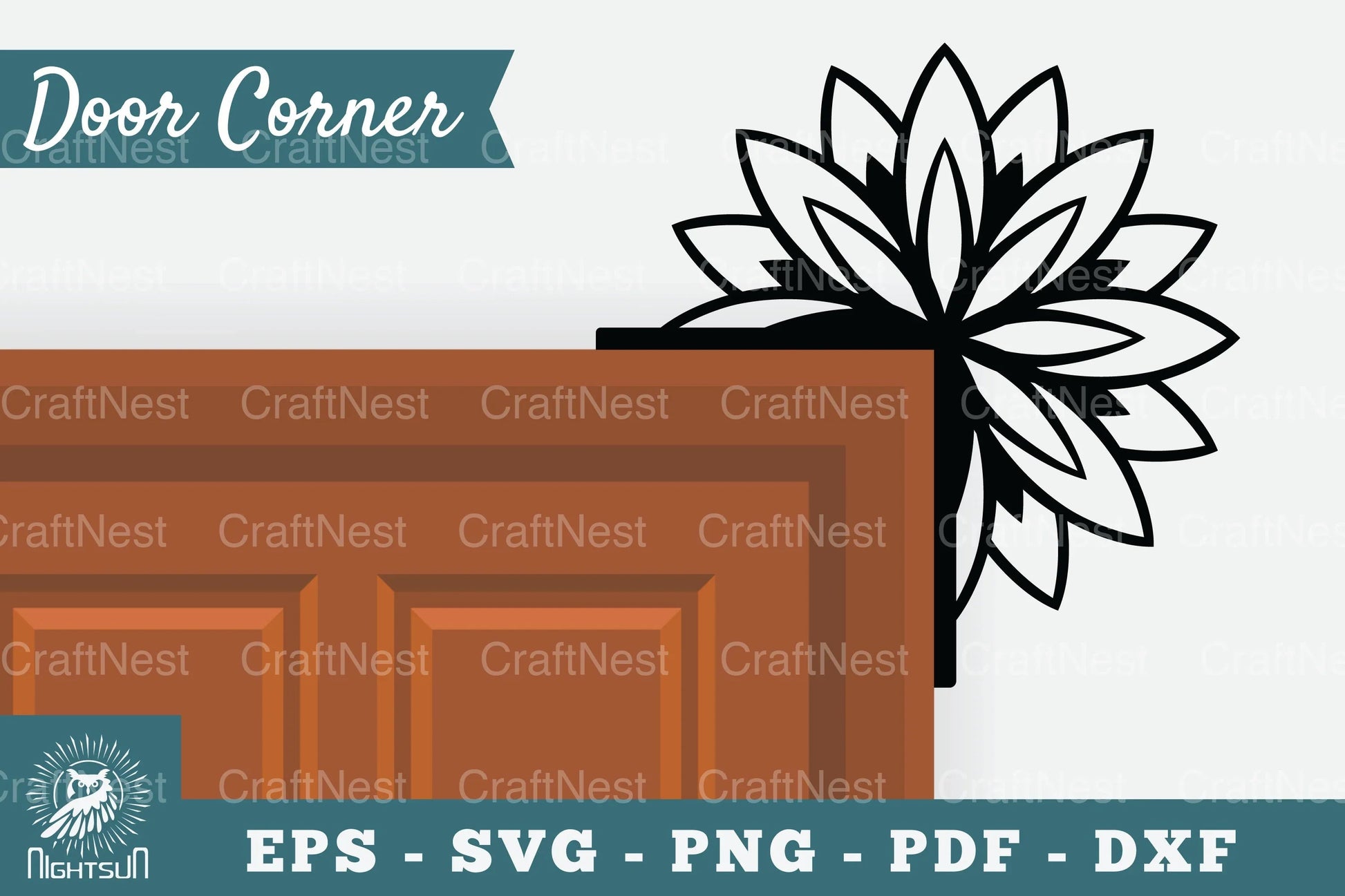 Mandala Door Corner SVG Bundle - CraftNest - Digital Crafting and Art