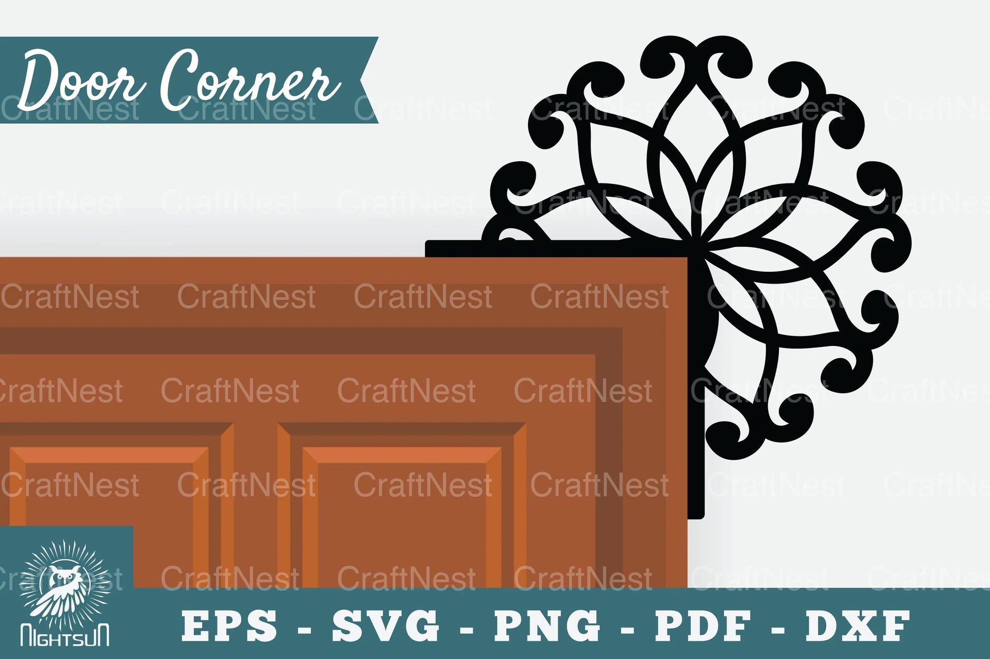 Mandala Door Corner SVG Bundle - CraftNest - Digital Crafting and Art