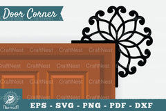 Mandala Door Corner SVG Bundle - CraftNest - Digital Crafting and Art