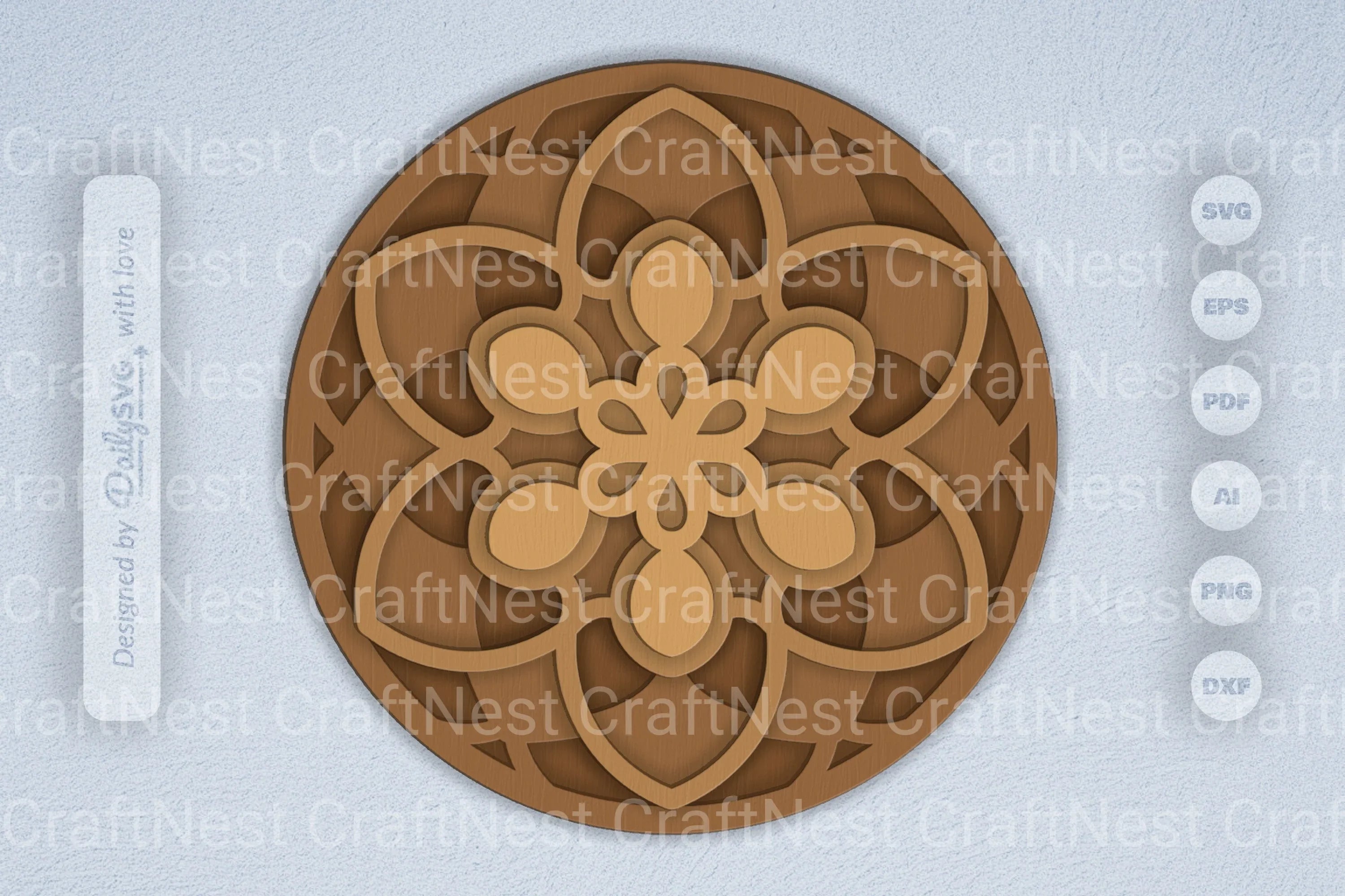 Mandala Energy Laser Cut SVG Bundle