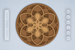 Mandala Energy Laser Cut SVG Bundle - CraftNest - Digital Crafting and Art