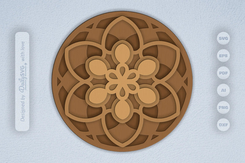 Mandala Energy Laser Cut SVG Bundle - CraftNest - Digital Crafting and Art