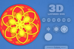Mandala Energy Laser Cut SVG Bundle - CraftNest - Digital Crafting and Art