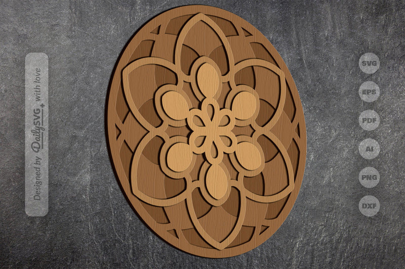 Mandala Energy Laser Cut SVG Bundle - CraftNest - Digital Crafting and Art