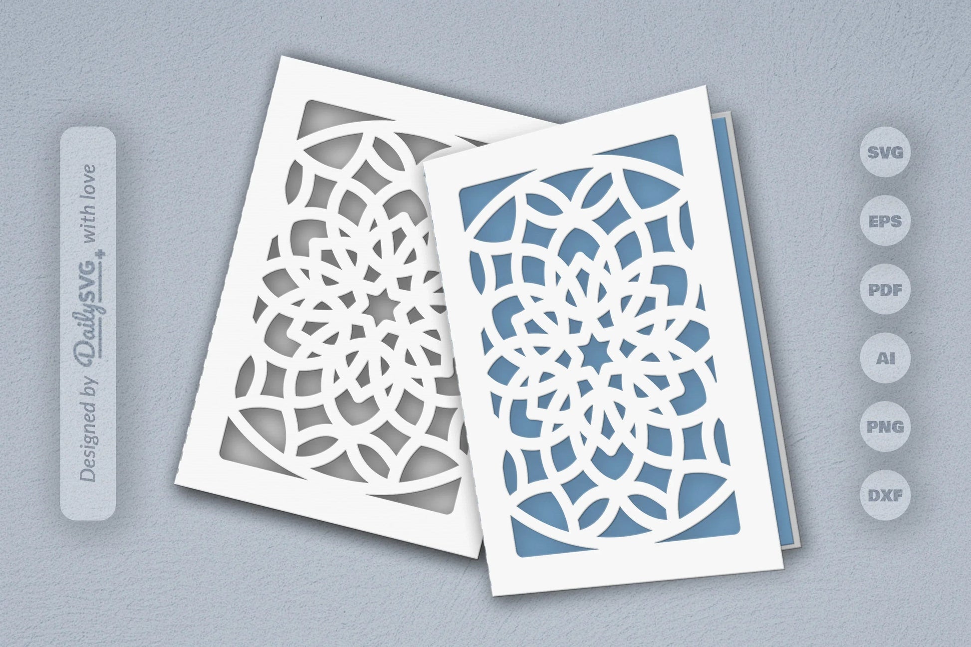 Mandala Papercut SVG Bundle 3 - CraftNest - Digital Crafting and Art