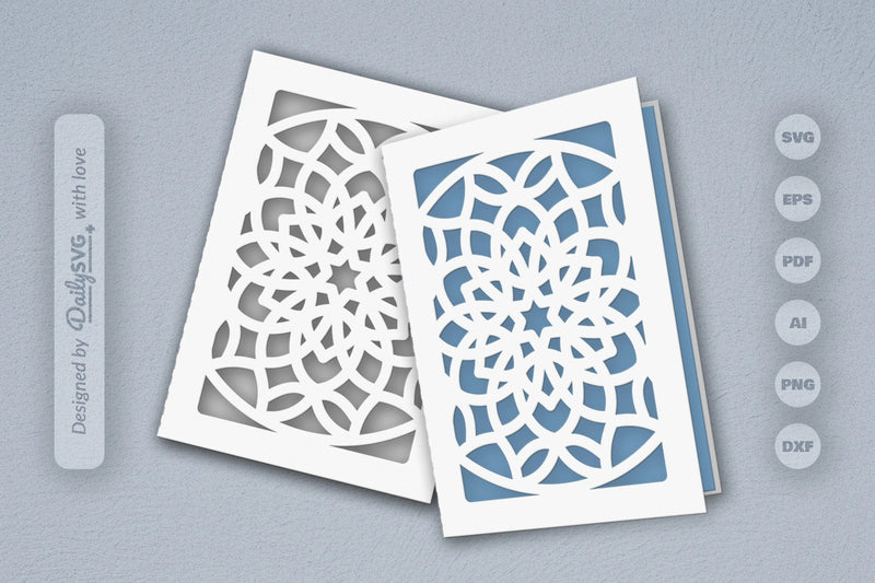 Mandala Papercut SVG Bundle 3 - CraftNest - Digital Crafting and Art