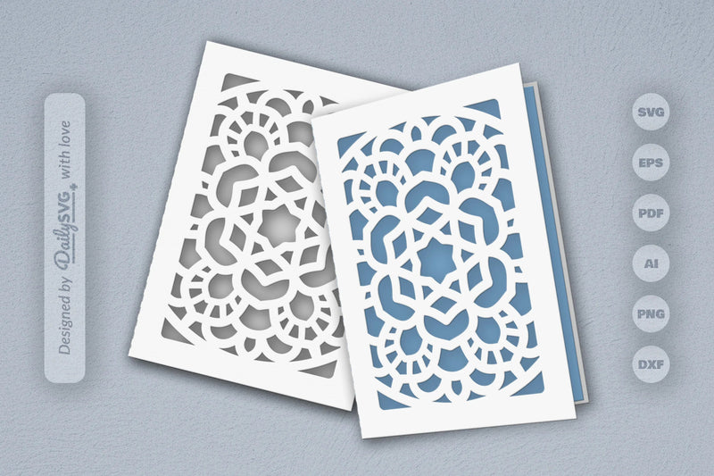 Mandala Papercut SVG Bundle 10 - CraftNest - Digital Crafting and Art