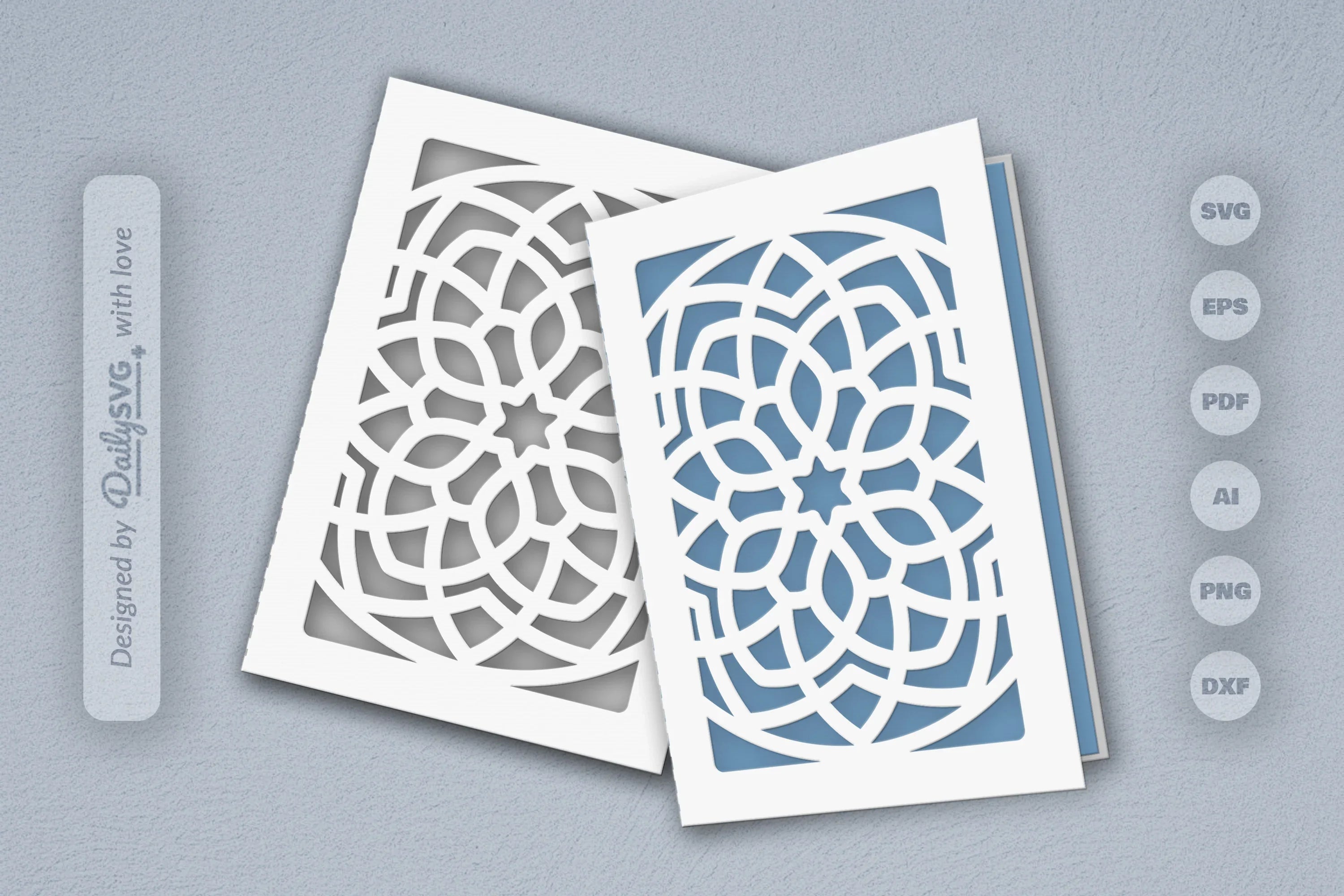 Mandala Papercut SVG Bundle 2 - CraftNest - Digital Crafting and Art
