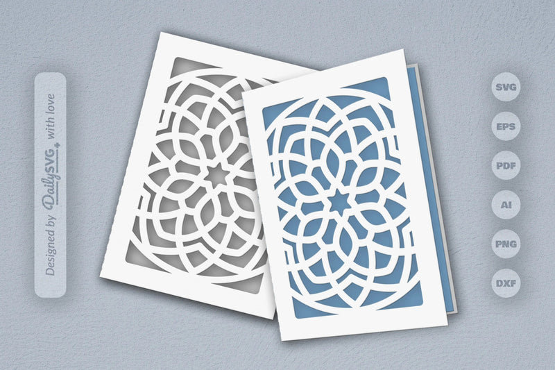 Mandala Papercut SVG Bundle 2 - CraftNest - Digital Crafting and Art