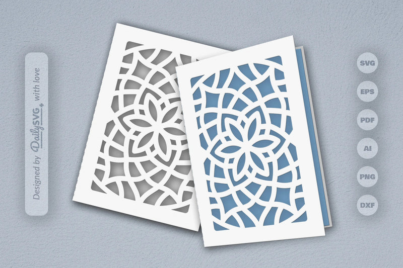 Mandala Papercut SVG Bundle 11 - CraftNest - Digital Crafting and Art