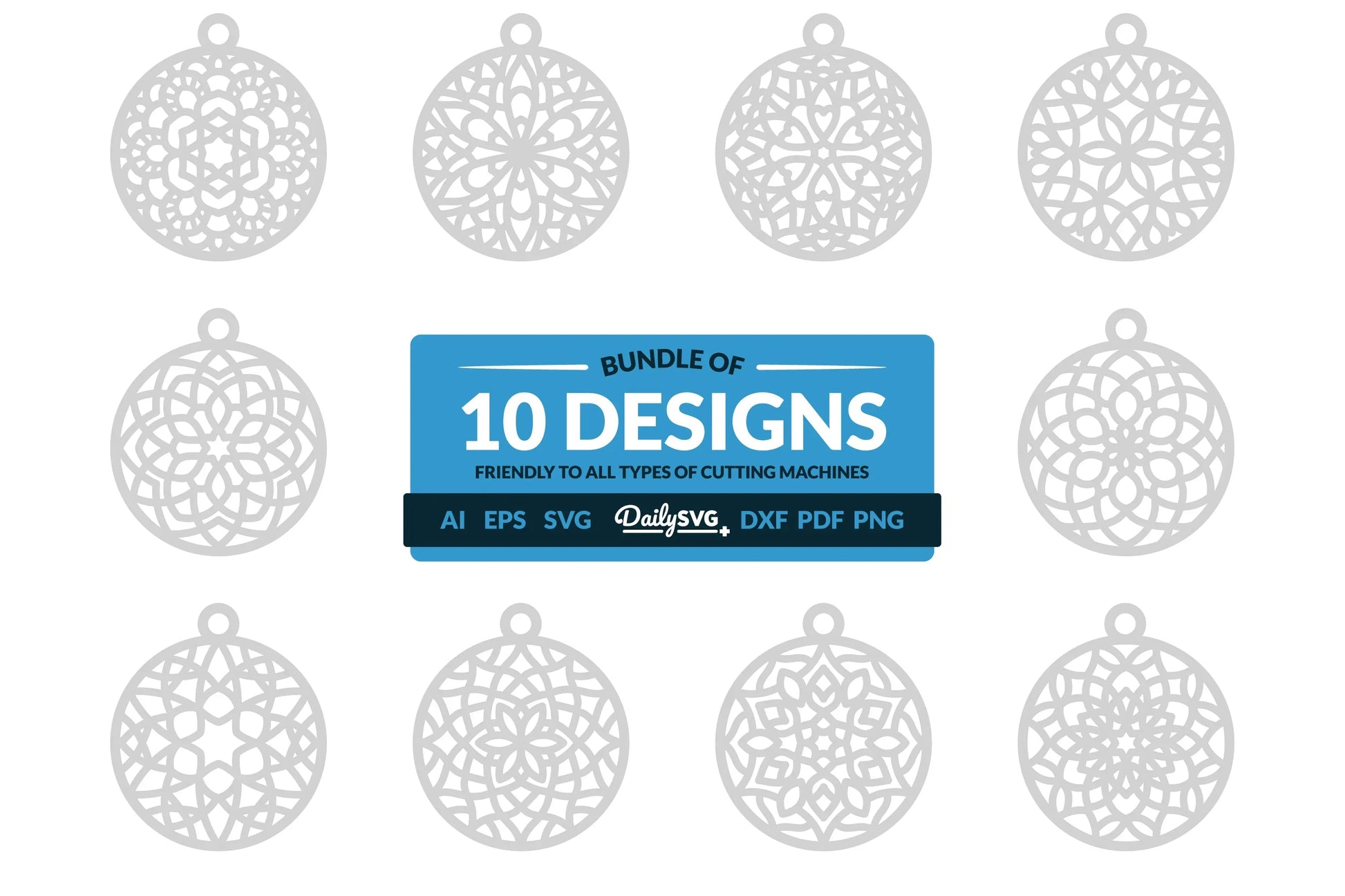 Daily Mandala Clipart SVG Bundle - CraftNest - Digital Crafting and Art